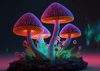 Psychedelic mushroom