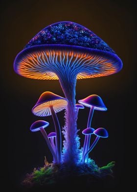 Psychedelic mushroom