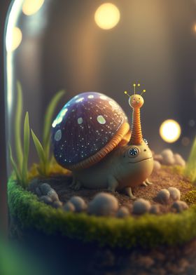 Snail cute animal