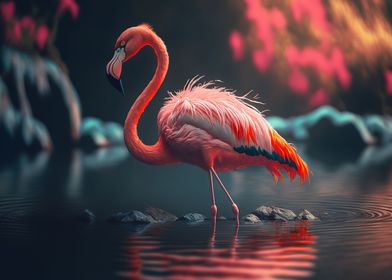 Flamingo pink beautiful