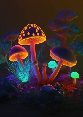 Psychedelic mushroom