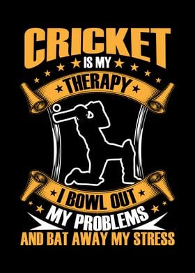 Cricket is my therapy