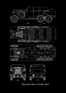 Mercedes Benz G4 39a 1934