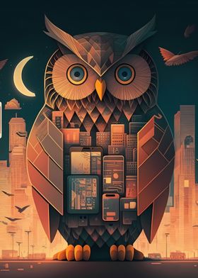 Media Addicted Owl