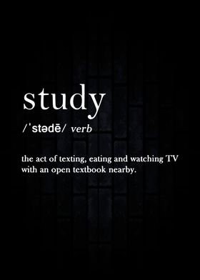 Study Funny Definition