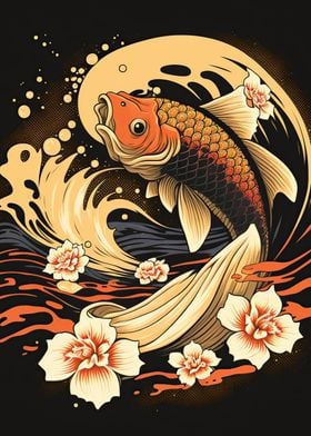 Koi fish japanese