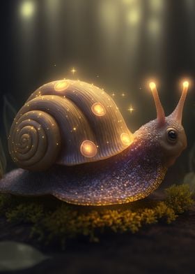 Snail cute animal