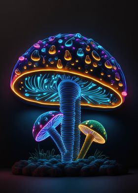 Psychedelic mushroom