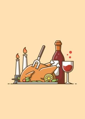 Thanks Giving Cartoon