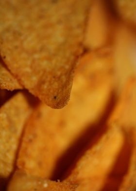 Tortilla spicy chips macro