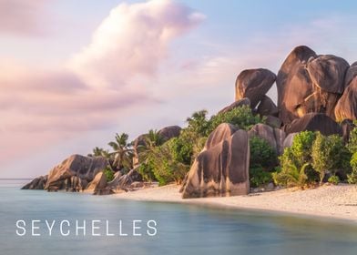 Seychelles La Digue Sunset