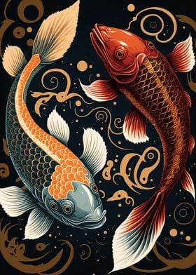 Koi fish japanese