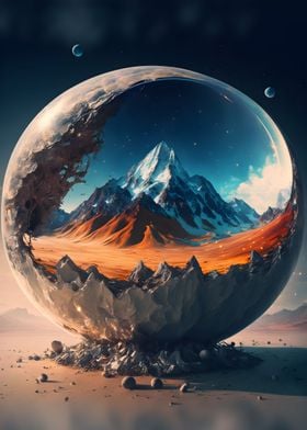 Space Mountain Globe