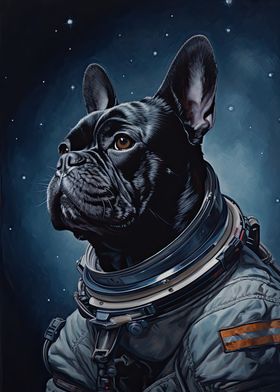 French Bulldog Astronaut