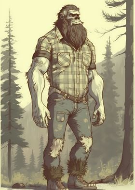 Large Aspen Sasquatch