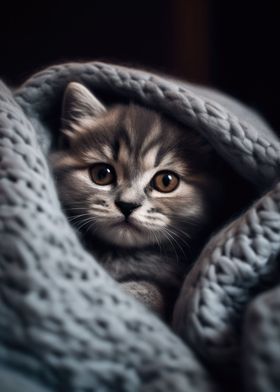 Purrfectly Cozy Kitten