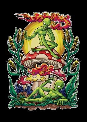 Weeds Mushrooms Aliens 2 