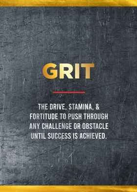 grit