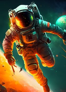 Astronaut In Space