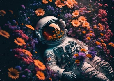 Astronaut flowers