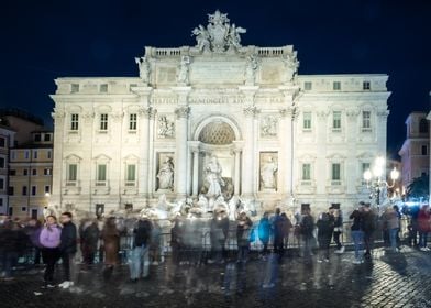 Trevi fountain Rome Italy