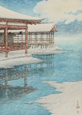 Snow on Miyajima