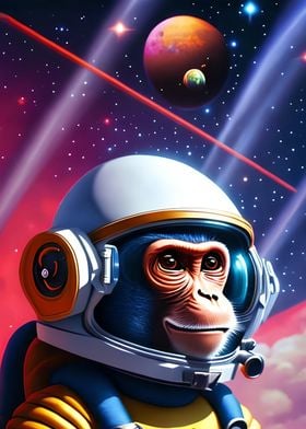 Astronaut Monkey