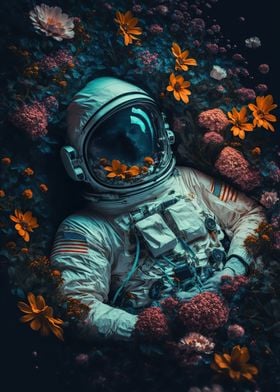 Astronaut flowers