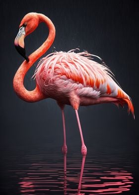 Flamingo pink beautiful