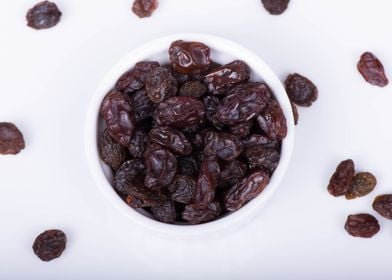 Raisins in a Bowl