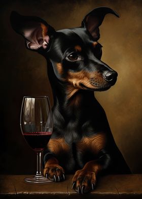 Miniature Pinscher Wine