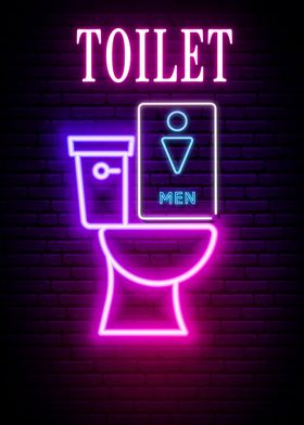 Toilet Men Neon