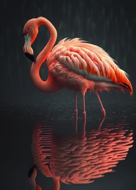 Flamingo pink beautiful