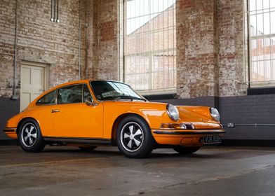 Orange Porsche 911