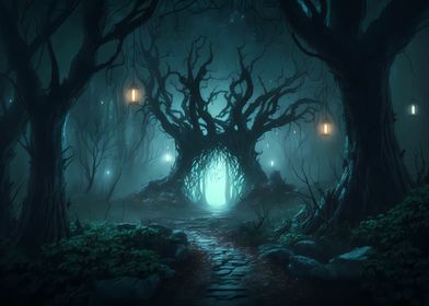 Dark Fantasy Forest