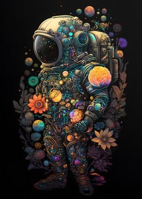 Stylized Astronaut