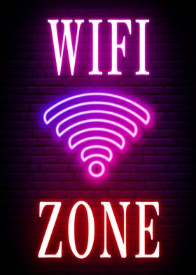 Wifi Zone Neon