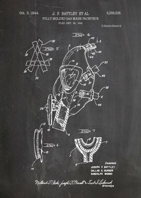 gas mask patent 1944