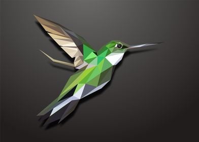 Kingfisher Lowpoly