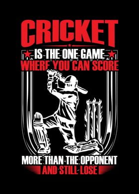 Cricket is the one game