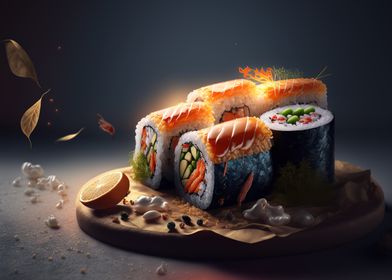 sushi japan food