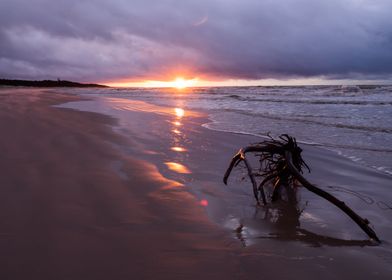 Sunrise Over The Sea