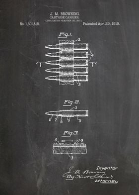 Cartridge carrier patent