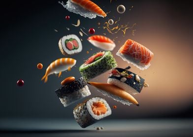 sushi japan food