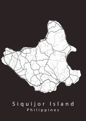 Siquijor Island Map