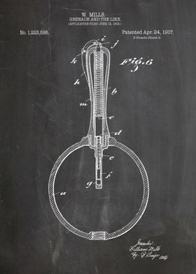 Grenade patent 1917