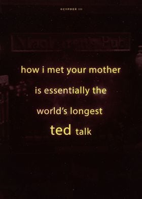 Ted talk