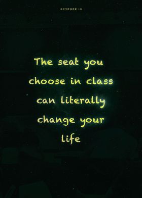 Seats in class