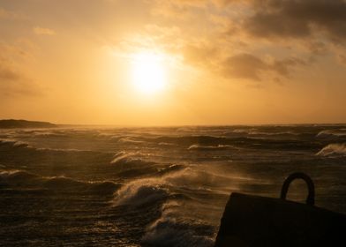 Sunset And The Sea