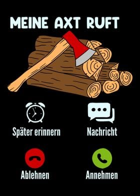 Kettensge Holz Spruch